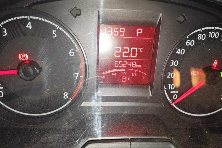 Used Volkswagen Santana 2021 1.5L Automatic Fashion Edition Odometer Close Up