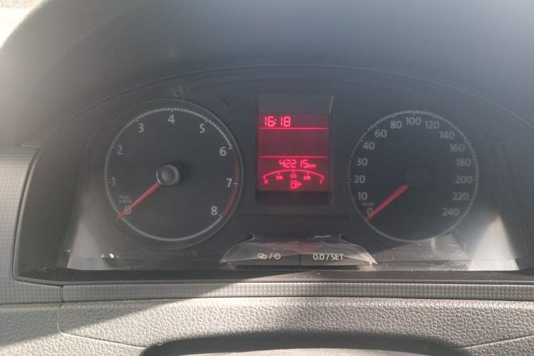 Used Volkswagen Santana 2021 1.5L Automatic Fashion Edition Odometer Close Up