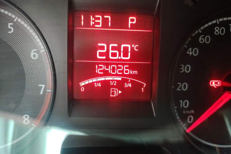 Used Volkswagen Santana 2021 1.5L Automatic Fashion Edition Odometer Close Up