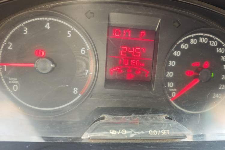 Used Volkswagen Santana 2021 1.5L Automatic Fashion Edition Odometer Close Up