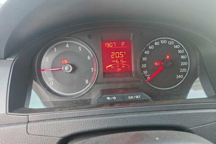 Used Volkswagen Santana 2021 1.5L Automatic Fashion Edition Odometer Close Up