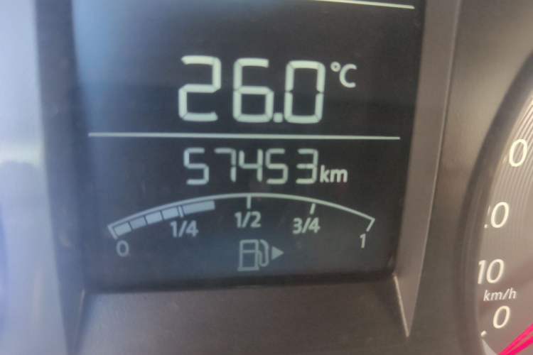 Used Volkswagen Santana 2021 1.5L Manual Fashion Edition Odometer Close Up