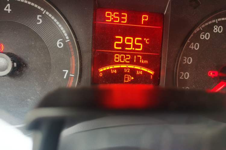 Used Volkswagen Santana 2021 1.5L Automatic Fashion Edition Odometer Close Up