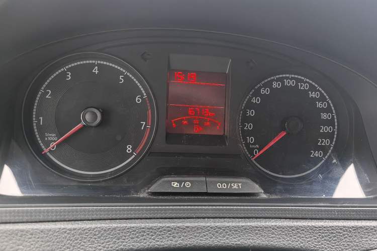 Used Volkswagen Santana 2021 1.5L Automatic Fashion Edition Odometer Close Up