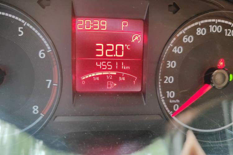 Used Volkswagen Santana 2021 1.5L Automatic Fashion Edition Odometer Close Up