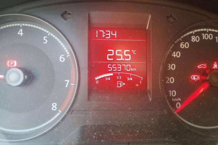 Used Volkswagen Santana 2021 1.5L Manual Fashion Edition Odometer Close Up