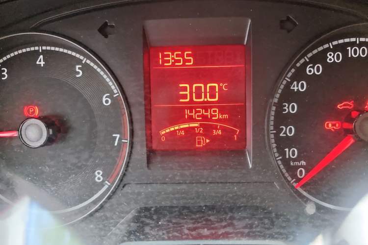 Used Volkswagen Santana 2021 1.5L Manual Fashion Edition Odometer Close Up