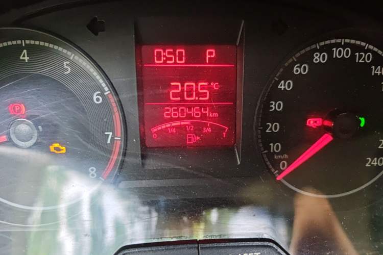 Used Volkswagen Santana 2021 1.5L Automatic Fashion Edition Odometer Close Up