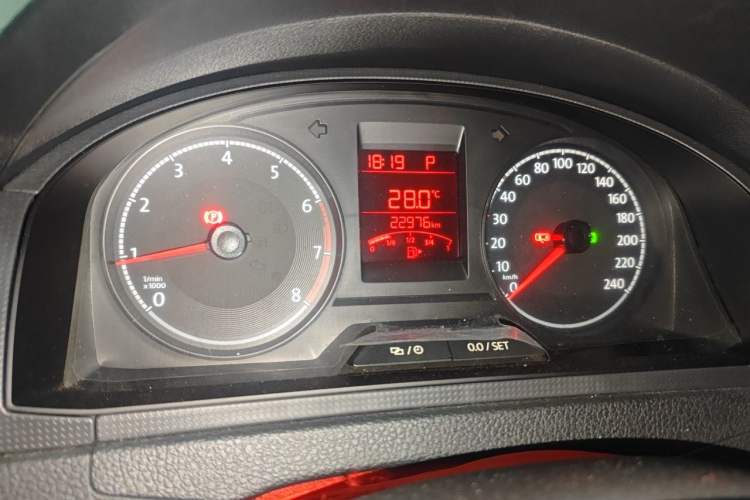 Used Volkswagen Santana 2021 1.5L Automatic Fashion Edition Odometer Close Up