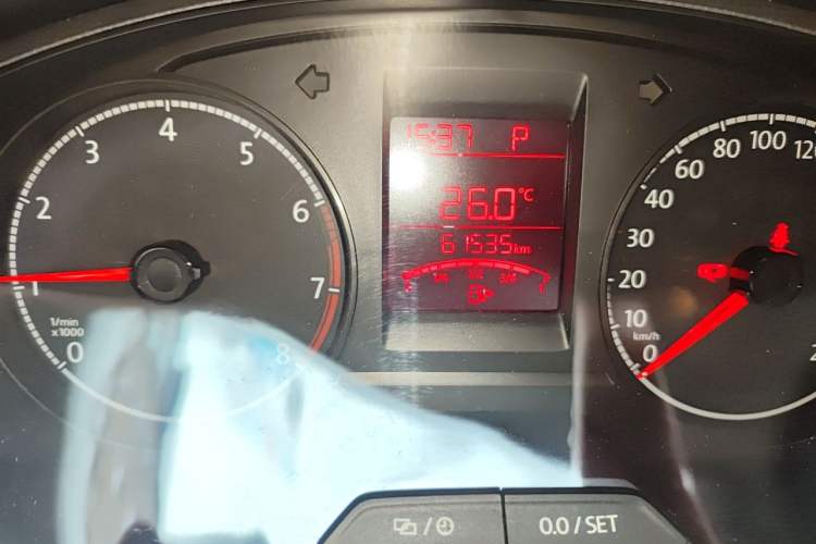 Used Volkswagen Santana 2021 1.5L Automatic Fashion Edition Odometer Close Up