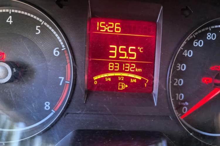Used Volkswagen Santana 2021 1.5L Manual Fashion Edition Odometer Close Up