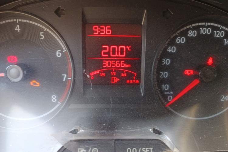 Used Volkswagen Santana 2021 1.5L Manual Fashion Edition Odometer Close Up