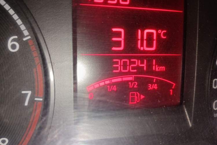 Used Volkswagen Santana 2021 1.5L Manual Fashion Edition Odometer Close Up