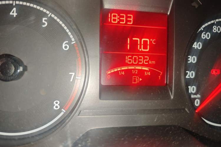 Used Volkswagen Santana 2021 1.5L Manual Fashion Edition Odometer Close Up