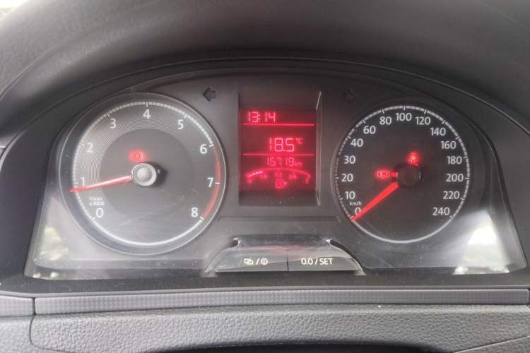 Used Volkswagen Santana 2021 1.5L Manual Fashion Edition Odometer Close Up