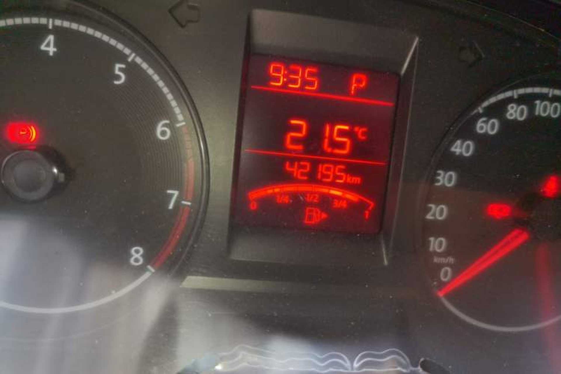 Used Volkswagen Santana 2021 1.5L Automatic Fashion Edition Odometer Close Up
