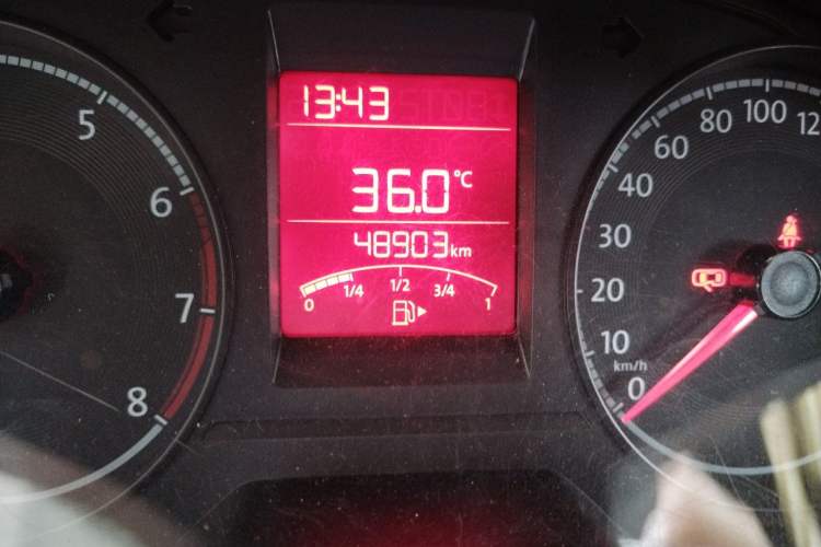 Used Volkswagen Santana 2021 1.5L Manual Fashion Edition Odometer Close Up