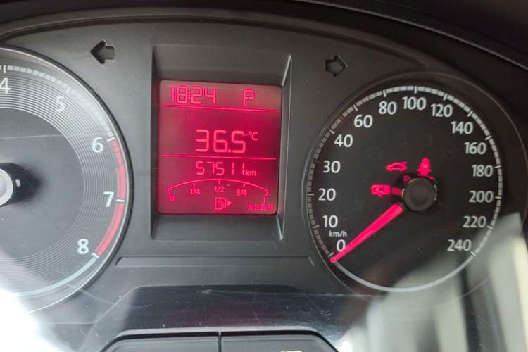 Used Volkswagen Santana 2021 1.5L Automatic Fashion Edition Odometer Close Up