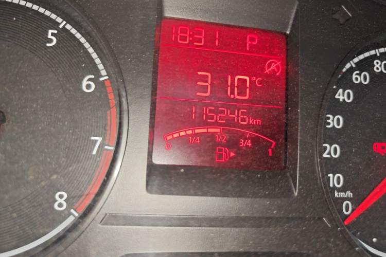 Used Volkswagen Santana 2021 1.5L Automatic Fashion Edition Odometer Close Up