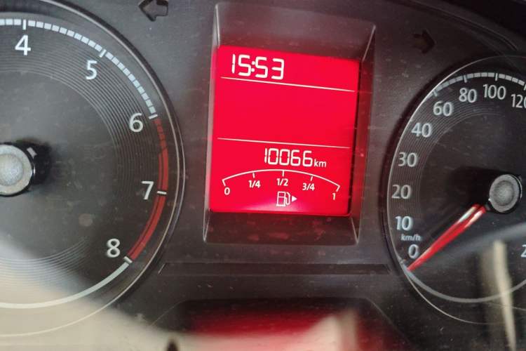 Used Volkswagen Santana 2021 1.5L Automatic Fashion Edition Odometer Close Up