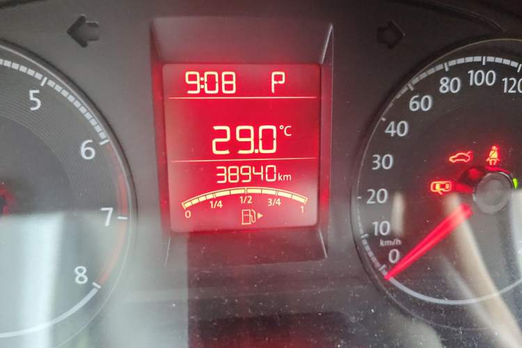 Used Volkswagen Santana 2021 1.5L Automatic Fashion Edition Odometer Close Up