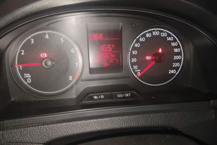 Used Volkswagen Santana 2021 1.5L Manual Fashion Edition Odometer Close Up