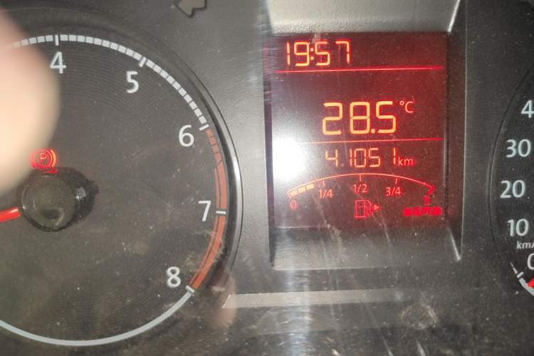Used Volkswagen Santana 2021 1.5L Manual Fashion Edition Odometer Close Up