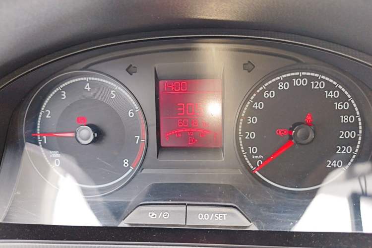 Used Volkswagen Santana 2021 1.5L Manual Fashion Edition Odometer Close Up