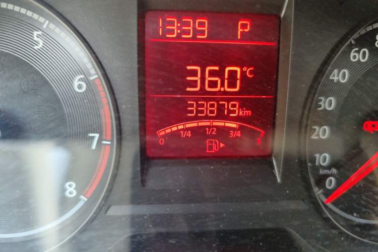 Used Volkswagen Santana 2021 1.5L Automatic Fashion Edition Odometer Close Up