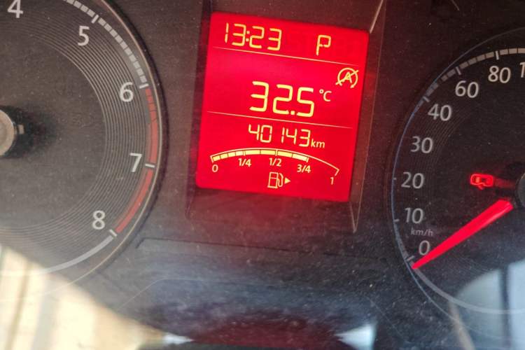 Used Volkswagen Santana 2021 1.5L Automatic Fashion Edition Odometer Close Up