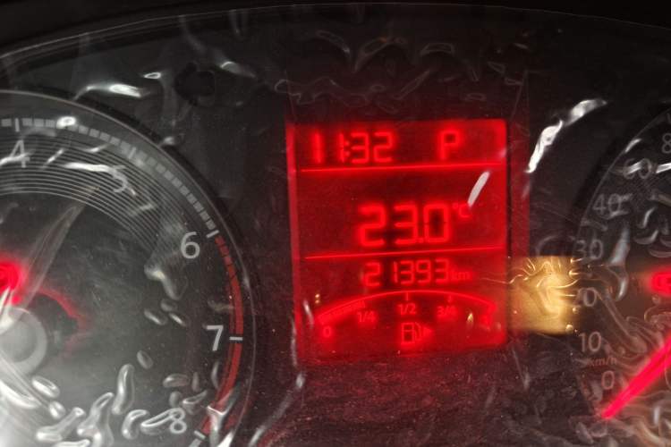 Used Volkswagen Santana 2021 1.5L Automatic Fashion Edition Odometer Close Up
