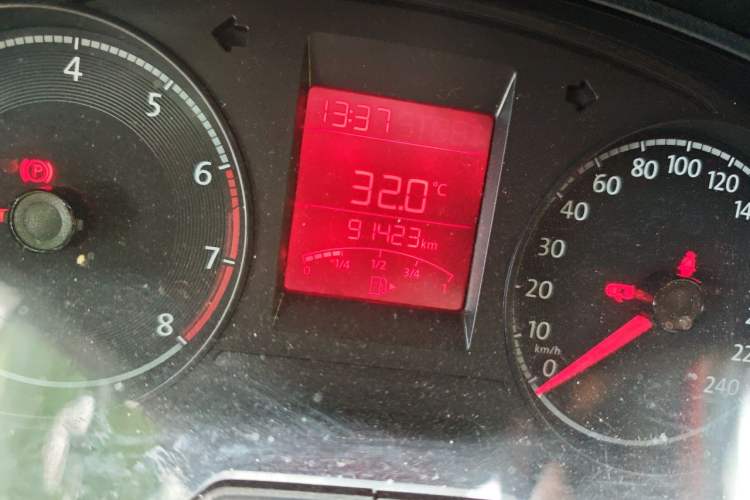 Used Volkswagen Santana 2021 1.5L Manual Fashion Edition Odometer Close Up
