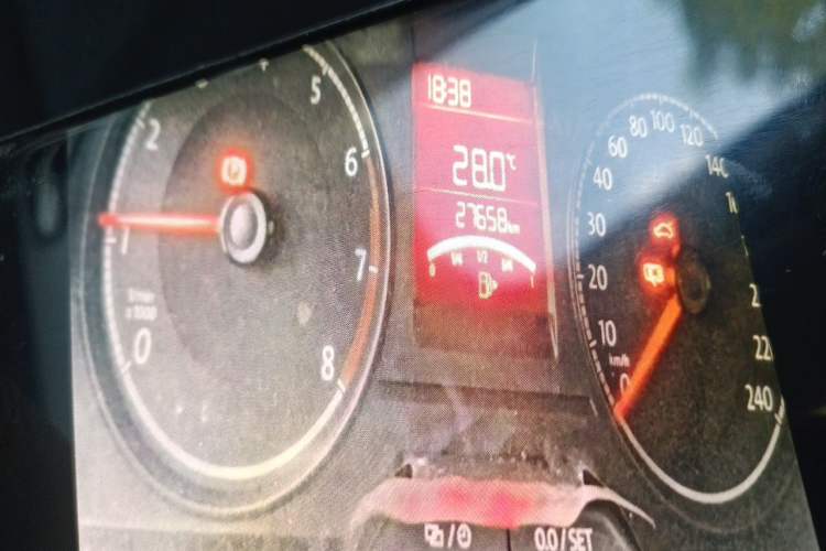 Used Volkswagen Santana 2021 1.5L Manual Fashion Edition Odometer Close Up