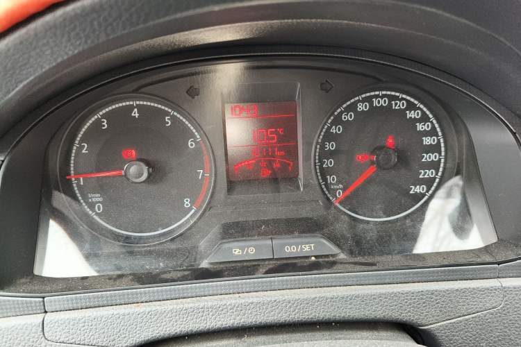 Used Volkswagen Santana 2021 1.5L Manual Fashion Edition Odometer Close Up
