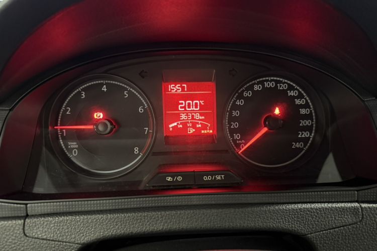 Used Volkswagen Santana 2021 1.5L Manual Fashion Edition Odometer Close Up