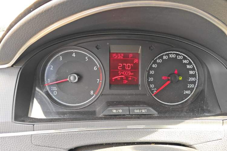 Used Volkswagen Santana 2021 1.5L Automatic Fashion Edition Odometer Close Up