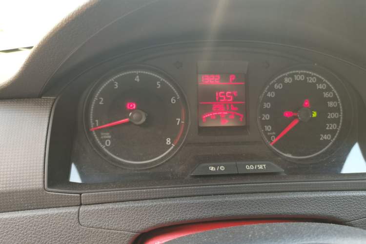 Used Volkswagen Santana 2021 1.5L Automatic Fashion Edition Odometer Close Up