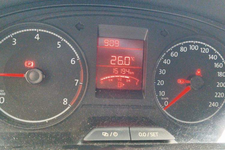 Used Volkswagen Santana 2021 1.5L Manual Fashion Edition Odometer Close Up