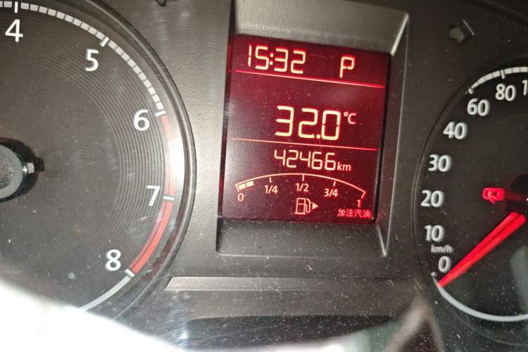 Used Volkswagen Santana 2021 1.5L Automatic Fashion Edition Odometer Close Up
