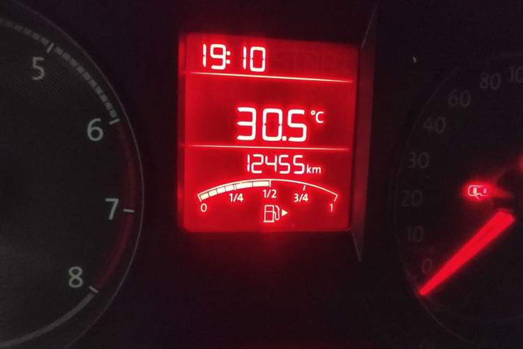 Used Volkswagen Santana 2021 1.5L Manual Fashion Edition Odometer Close Up