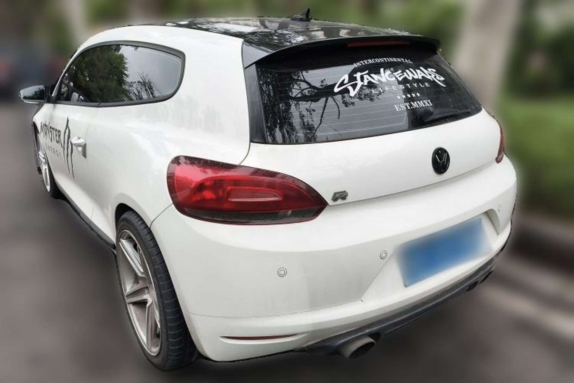 Used Volkswagen Scirocco 2010 2.0 TSI Luxury Edition Rear Left 45 Deg
