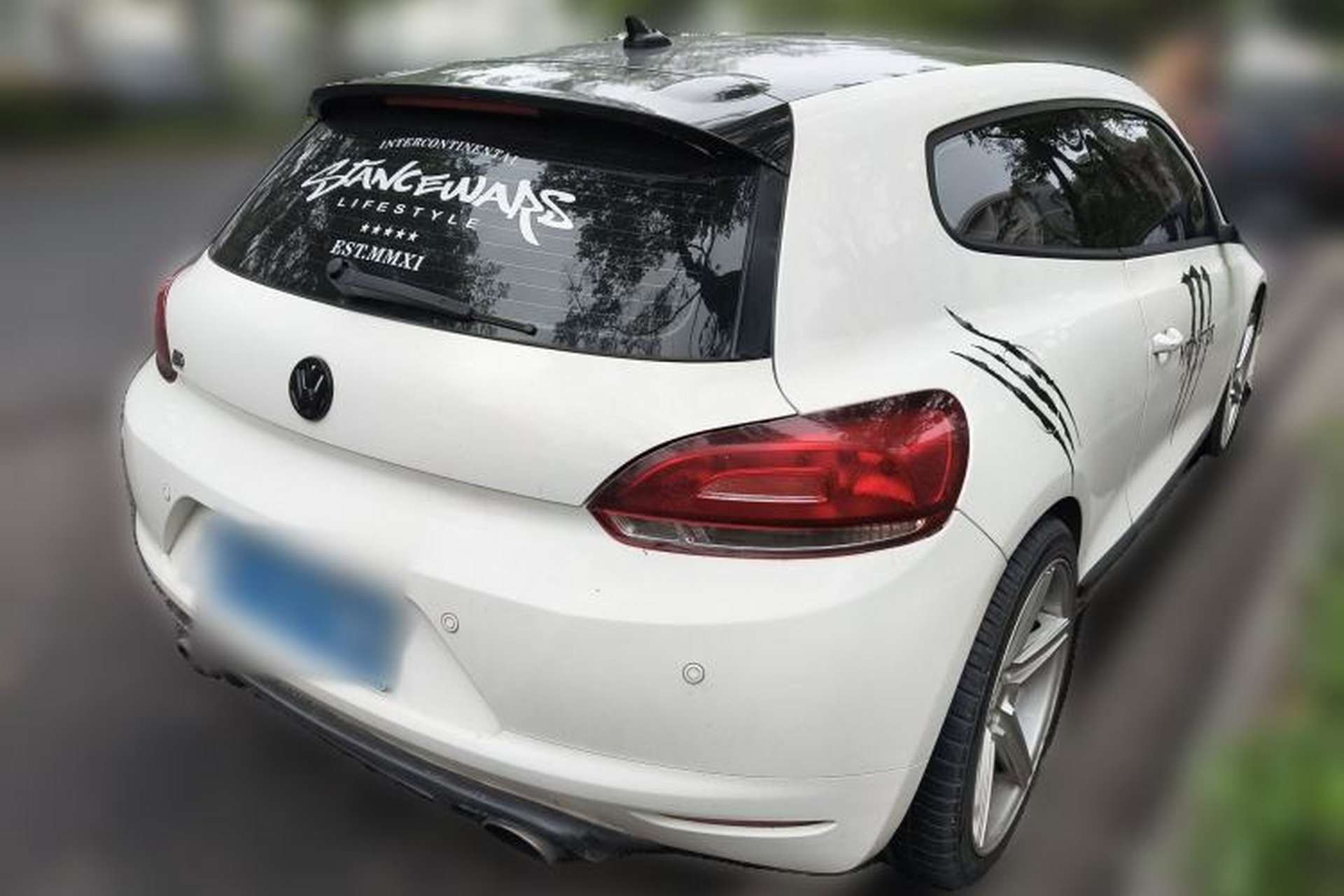 Used Volkswagen Scirocco 2010 2.0 TSI Luxury Edition Rear Right 45 Deg