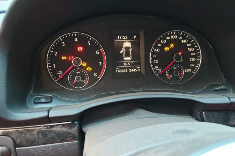 Used Volkswagen Scirocco 2011 2.0 TSI R-Line Odometer Close Up