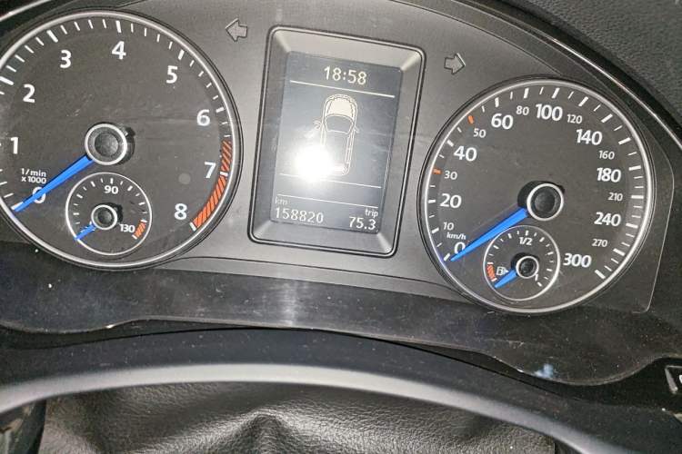 Used Volkswagen Scirocco 2011 R 2.0TSI Odometer Close Up