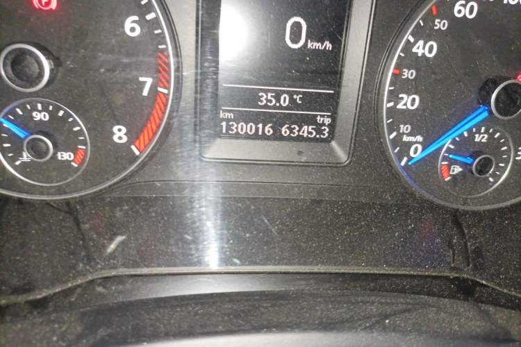 Used Volkswagen Scirocco 2011 R 2.0TSI Odometer Close Up