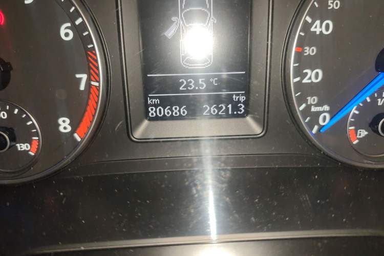 Used Volkswagen Scirocco 2011 R 2.0TSI Odometer Close Up
