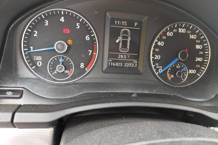 Used Volkswagen Scirocco 2011 R 2.0TSI Odometer Close Up
