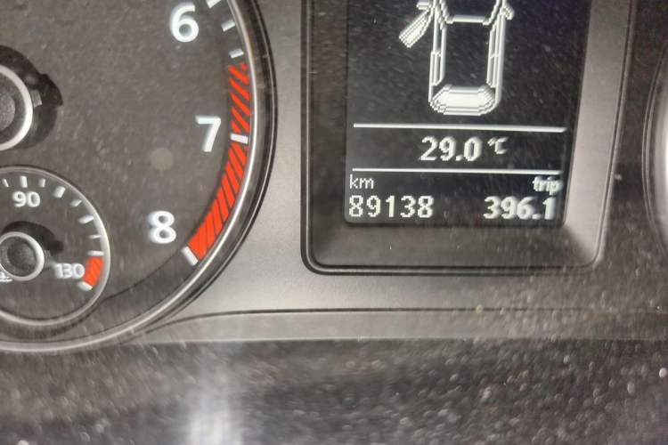 Used Volkswagen Scirocco 2011 R 2.0TSI Odometer Close Up