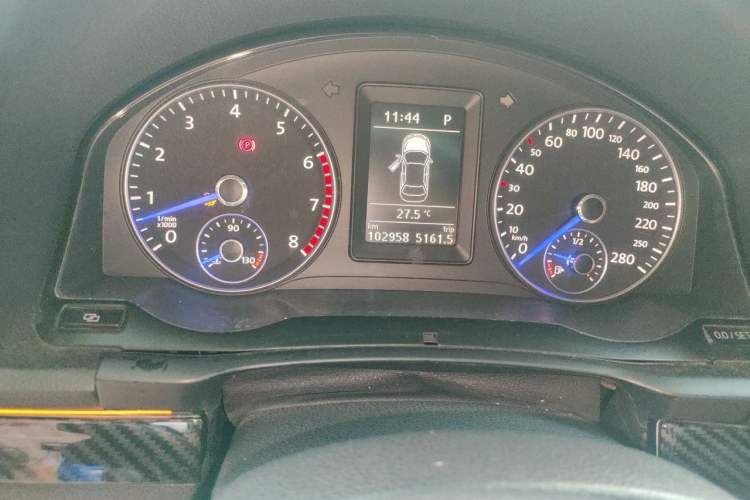 Used Volkswagen Scirocco 2011 2.0 TSI R-Line Odometer Close Up