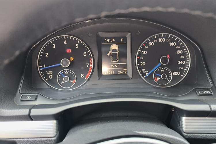 Used Volkswagen Scirocco 2011 R 2.0TSI Odometer Close Up